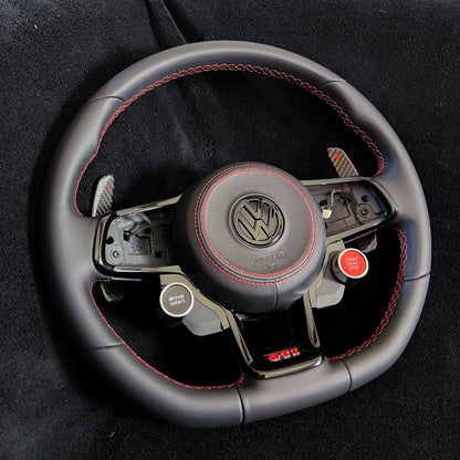 Palettes au volant Golf 8 en carbone pour VW Golf 7, Polo 5 & 6...