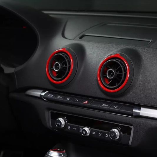 Anneaux colorés grilles de ventilation Audi A3 8V