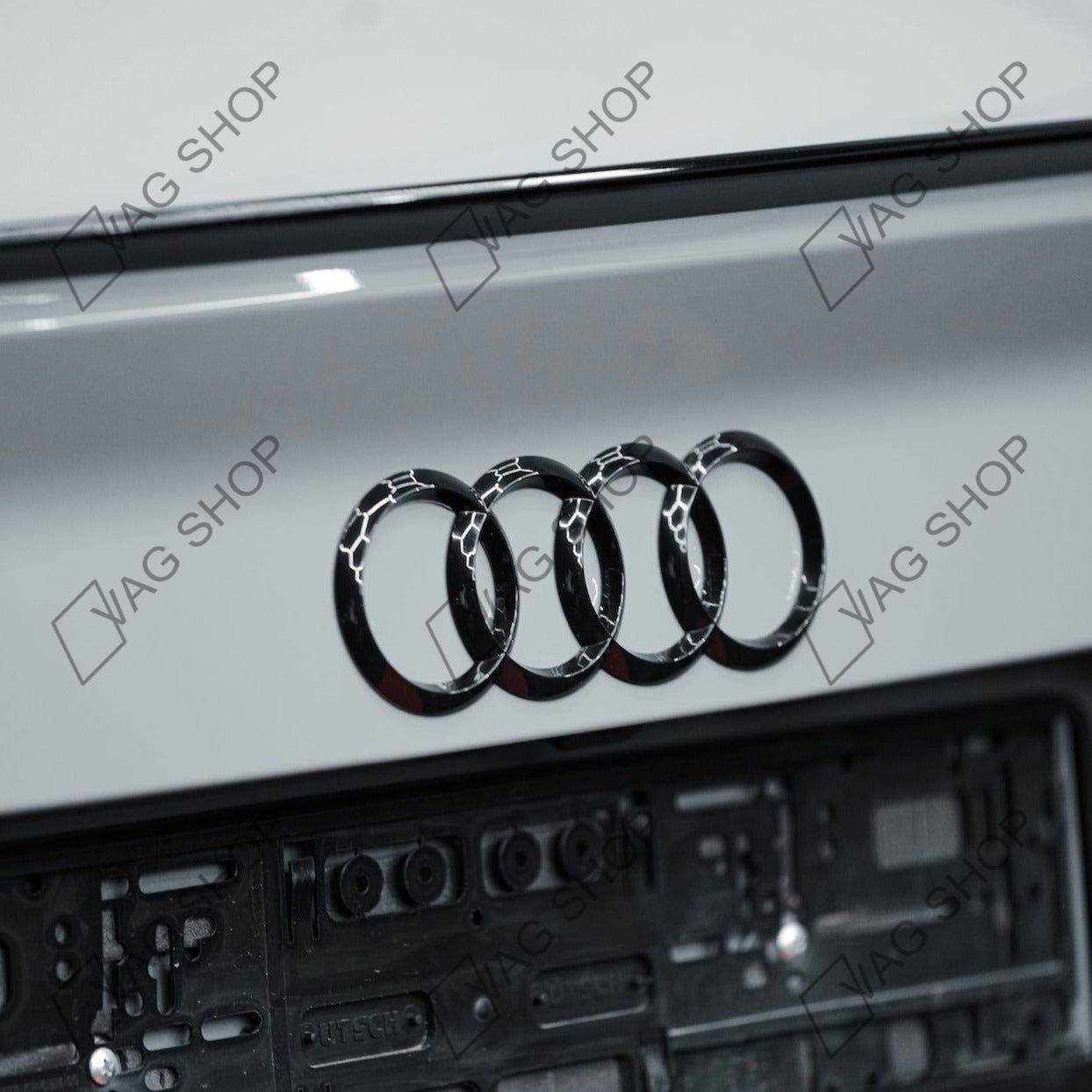 Logo pour Audi Noir Brillant (avant/arrière) – VAG SHOP
