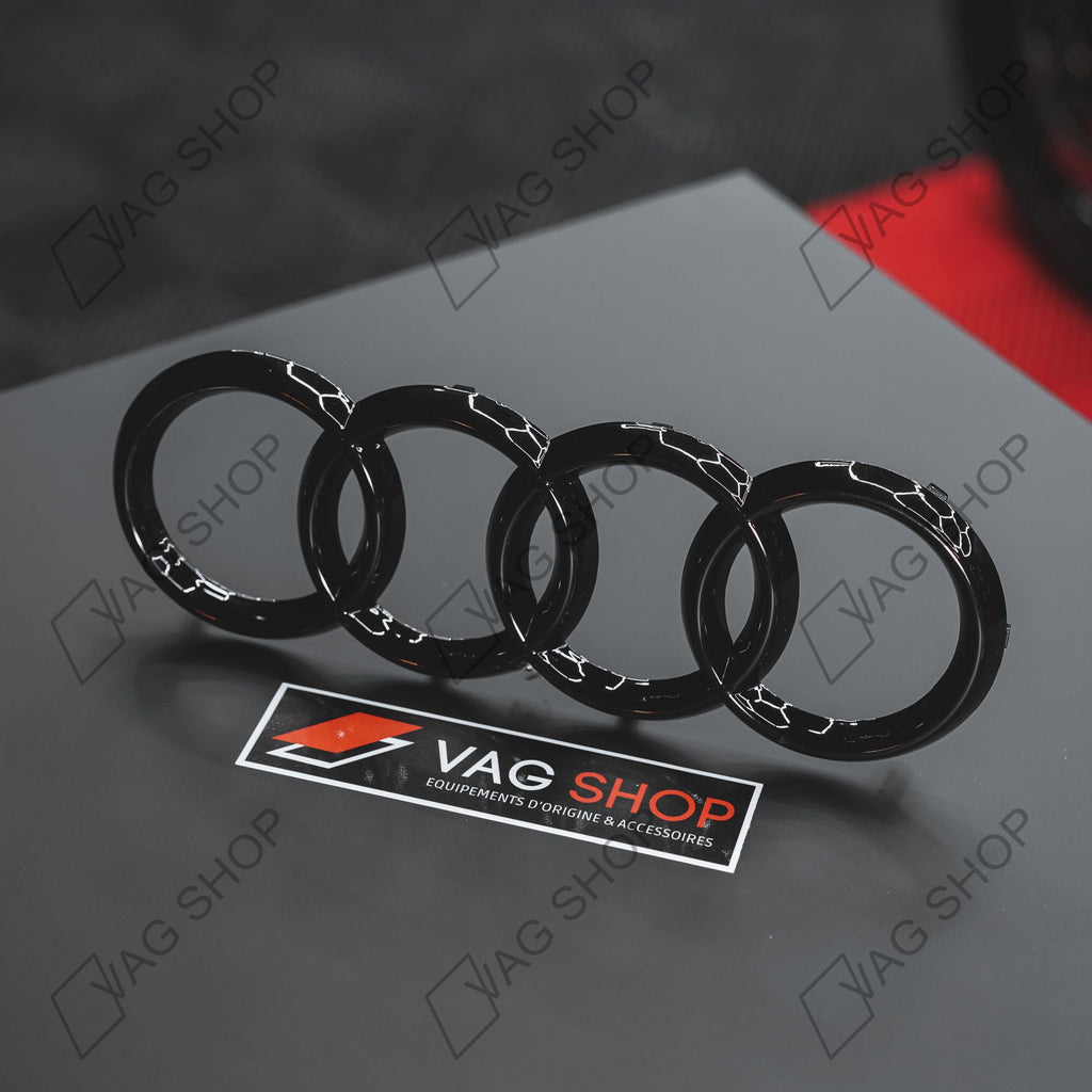 Logo pour Audi Noir Brillant (avant/arrière) – VAG SHOP