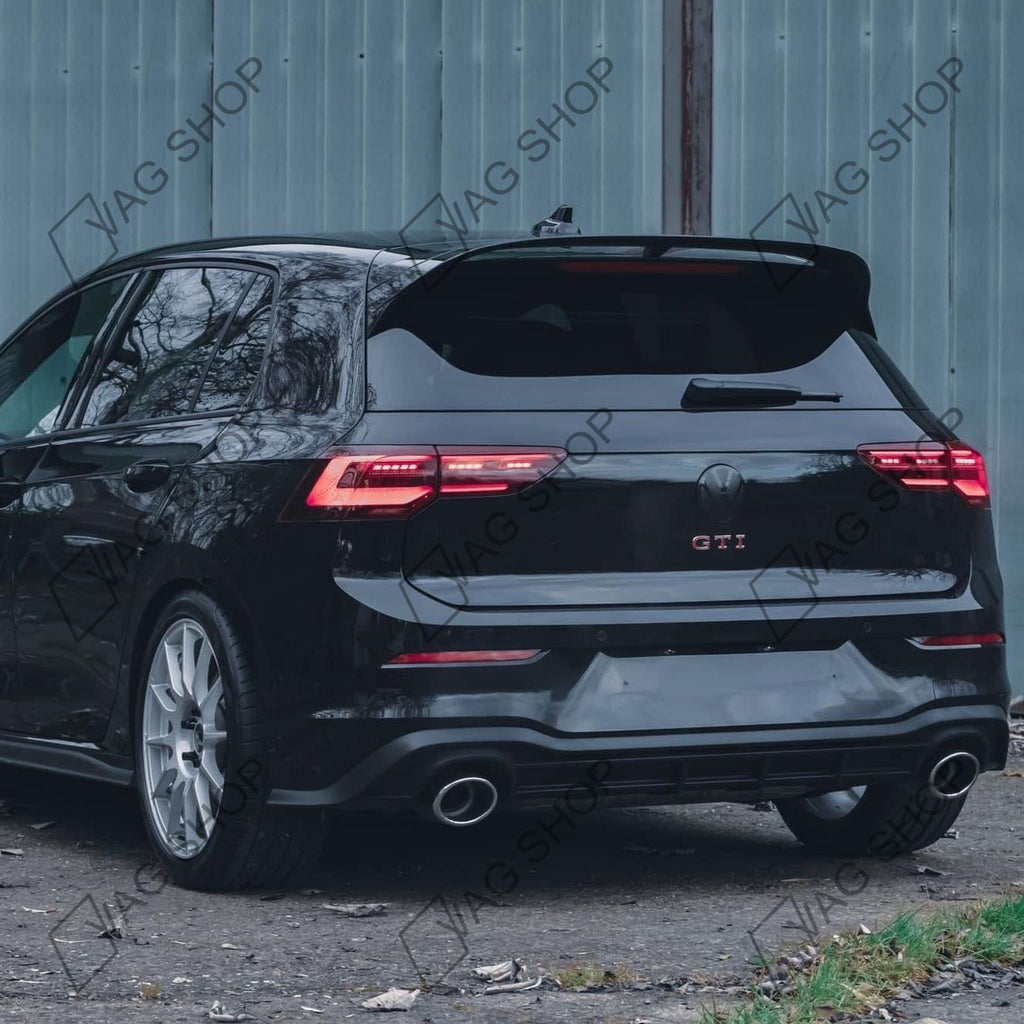 Logo noir VW Golf 8, Arteon, Passat B8, Polo AW Facelift 2G, T-Roc (arrière)
