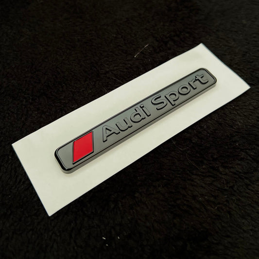 Badge Audi Sport noir