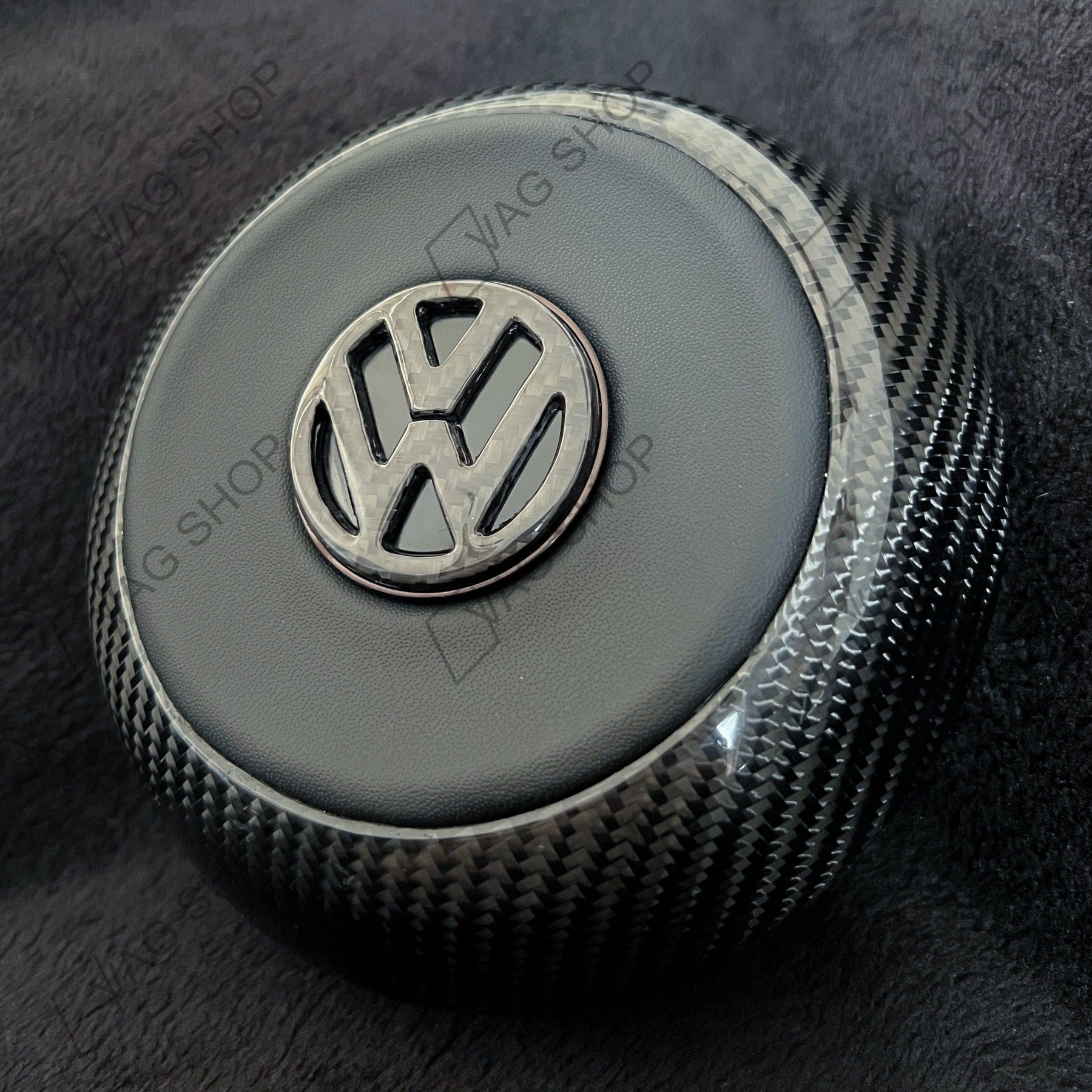 Couvercle Airbag Cuir Alcantara VW Golf 7