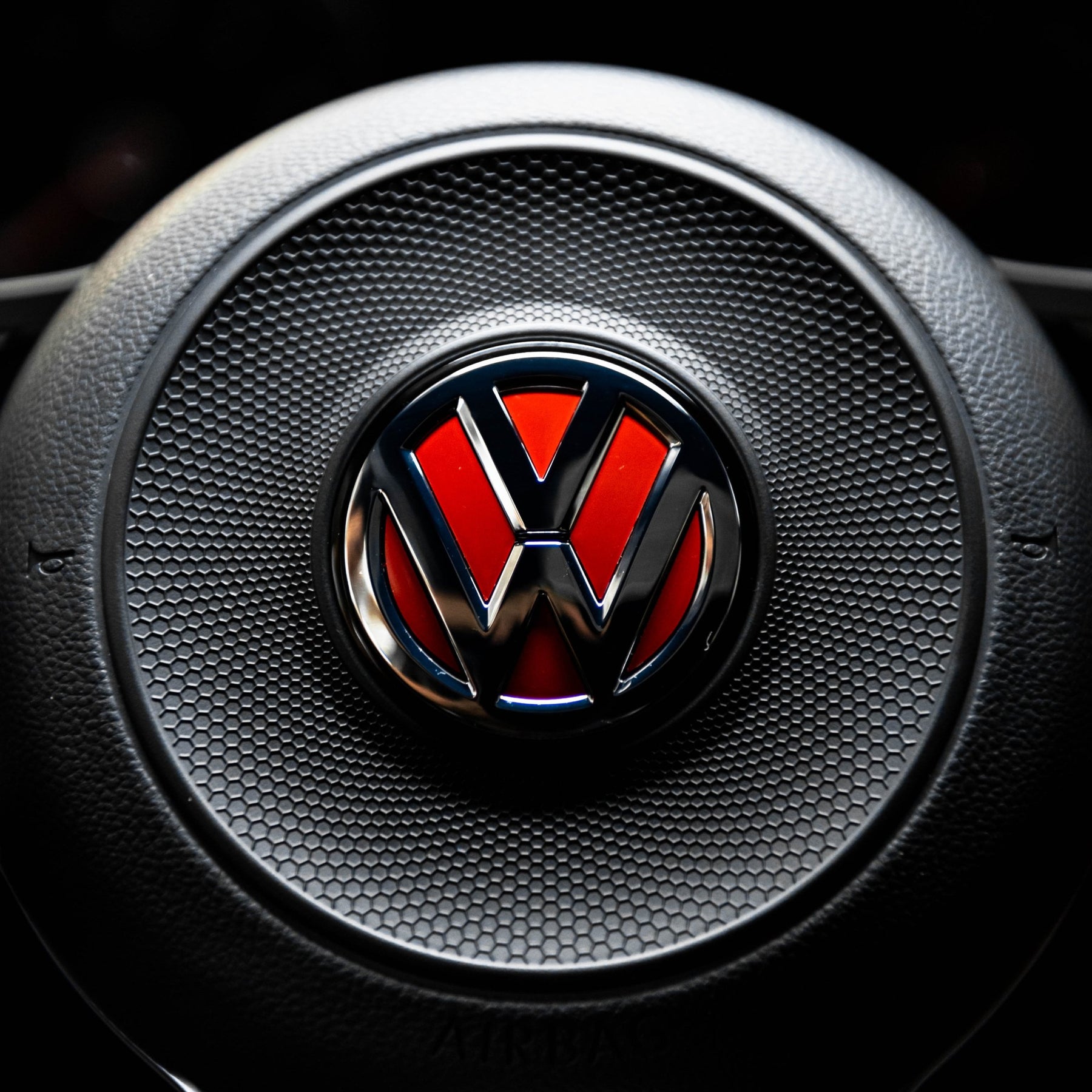Sticker de volant VW (fond de logo) – VAG SHOP